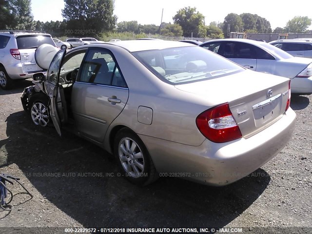 4T1BE30K13U252331 - 2003 TOYOTA CAMRY LE/XLE/SE Qızıl foto 3