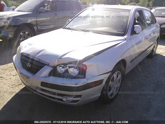 KMHDN56D75U162441 - 2005 HYUNDAI ELANTRA GLS/GT SILVER photo 6