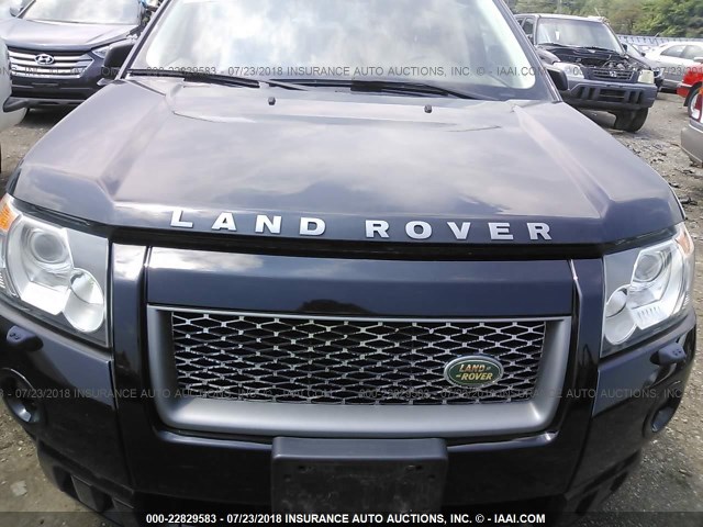 SALFT24N79H124020 - 2009 LAND ROVER LR2 HSE TECHNOLOGY BLACK photo 6