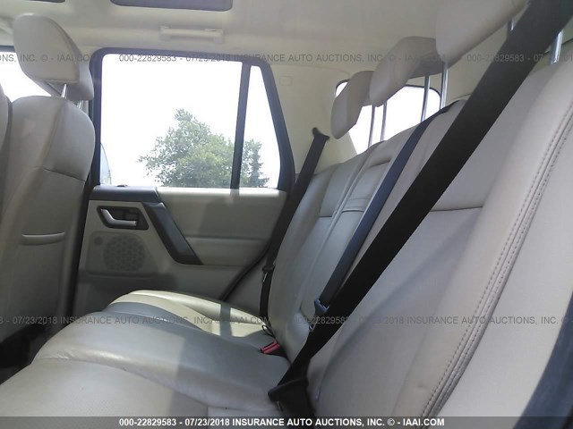 SALFT24N79H124020 - 2009 LAND ROVER LR2 HSE TECHNOLOGY BLACK photo 8