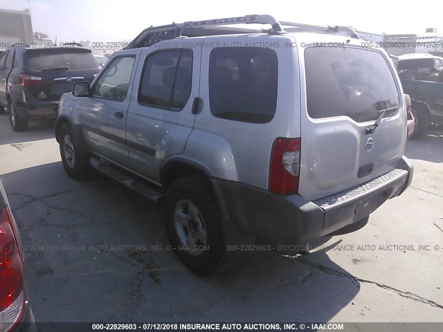 5N1ED28T24C674266 - 2004 NISSAN XTERRA XE/SE GRAY photo 3