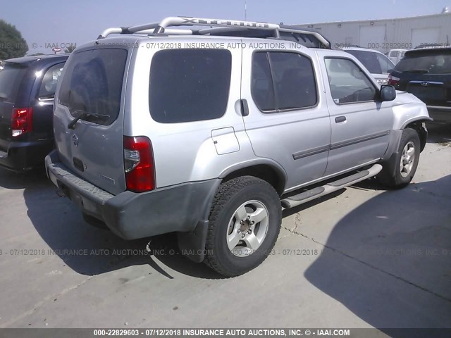 5N1ED28T24C674266 - 2004 NISSAN XTERRA XE/SE GRAY photo 4