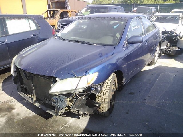 4T1BE46K77U041654 - 2007 TOYOTA CAMRY NEW GENERAT CE/LE/XLE/SE BLUE photo 2