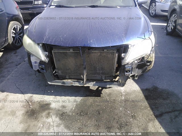 4T1BE46K77U041654 - 2007 TOYOTA CAMRY NEW GENERAT CE/LE/XLE/SE BLUE photo 6