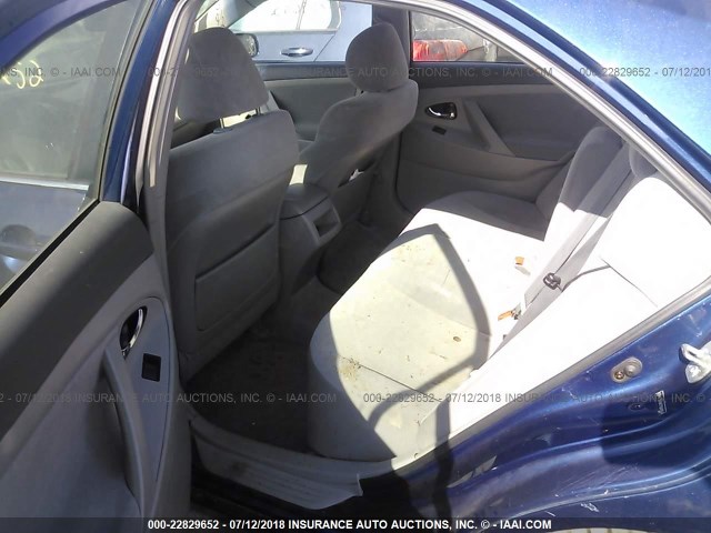 4T1BE46K77U041654 - 2007 TOYOTA CAMRY NEW GENERAT CE/LE/XLE/SE BLUE photo 8