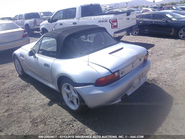 4USCJ3320VLC05670 - 1997 BMW Z3 2.8 SILVER photo 3