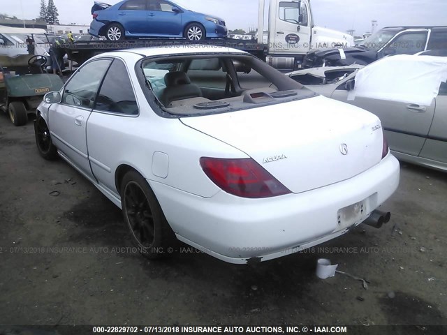 19UYA1155VL006772 - 1997 ACURA 2.2CL WHITE photo 3