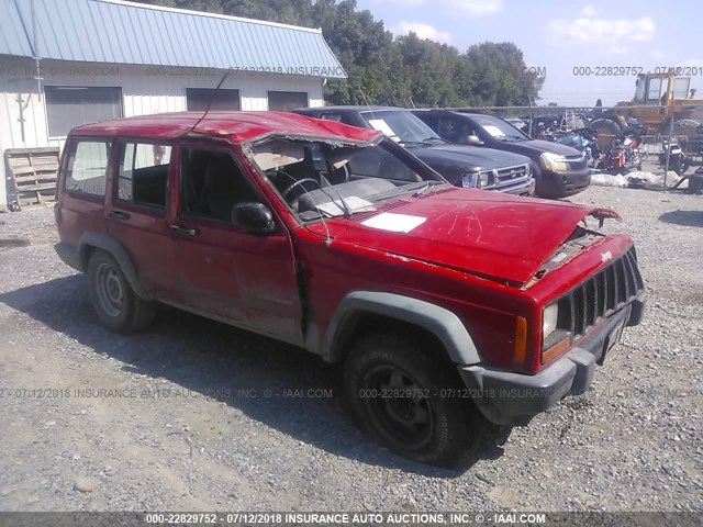 1J4FN28S8XL517126 - 1999 JEEP CHEROKEE SE RED photo 1