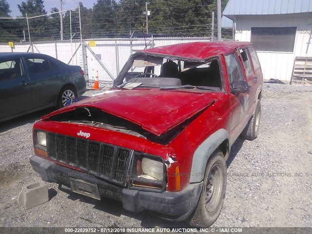 1J4FN28S8XL517126 - 1999 JEEP CHEROKEE SE RED photo 6