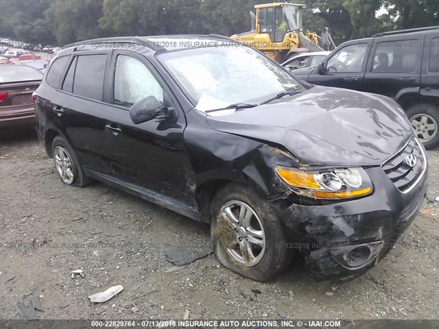 5XYZG3AB7BG057524 - 2011 HYUNDAI SANTA FE GLS BLACK photo 1