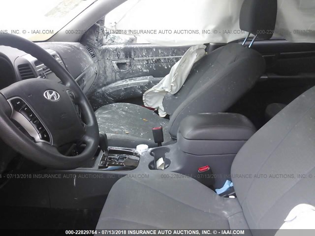 5XYZG3AB7BG057524 - 2011 HYUNDAI SANTA FE GLS BLACK photo 5