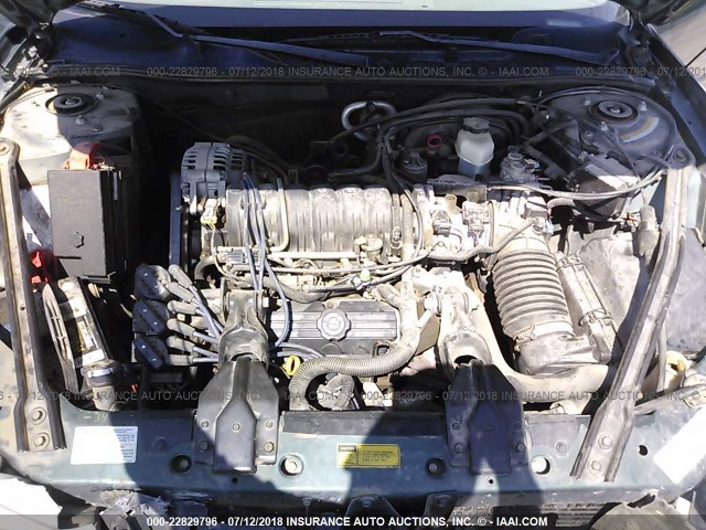 2G4WB52K8W1557635 - 1998 BUICK REGAL LS GREEN photo 10