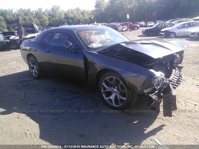 2C3CDZAG7HH502145 - 2017 DODGE CHALLENGER SXT GRAY photo 1