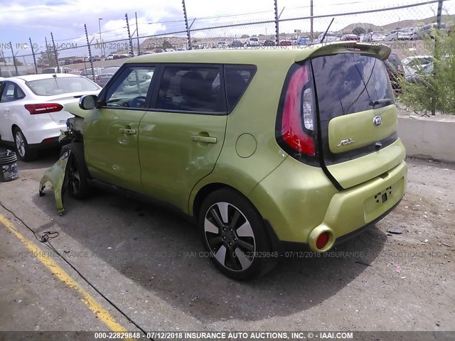 KNDJX3A51E7744104 - 2014 KIA SOUL ! GREEN photo 3