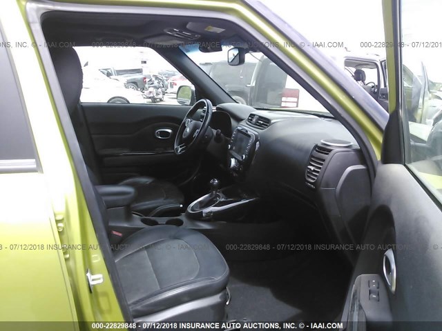 KNDJX3A51E7744104 - 2014 KIA SOUL ! GREEN photo 5