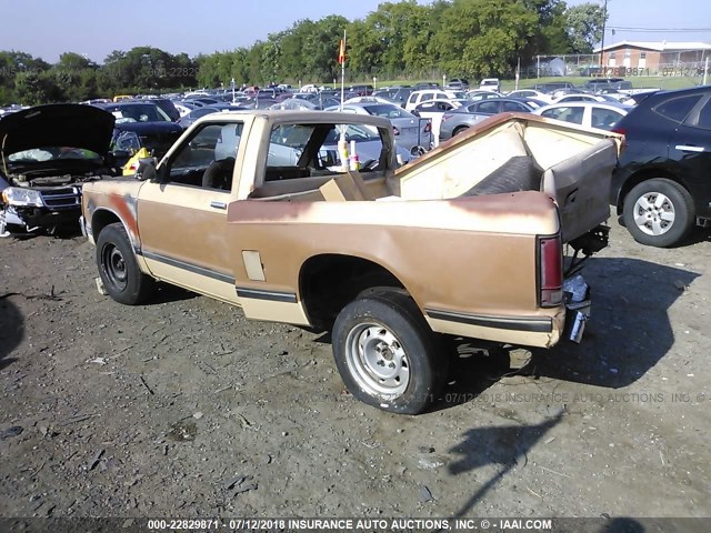 1GCBS14R9G2173516 - 1986 CHEVROLET S TRUCK S10 BROWN photo 3