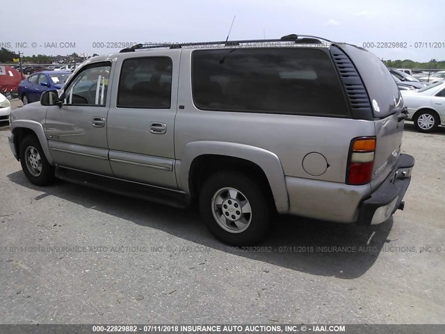 3GNEC16T3YG191965 - 2000 CHEVROLET SUBURBAN C1500 BEIGE photo 3