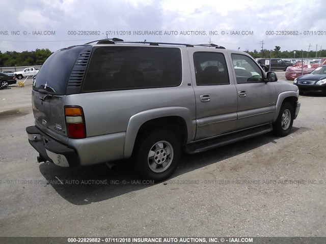 3GNEC16T3YG191965 - 2000 CHEVROLET SUBURBAN C1500 BEIGE photo 4