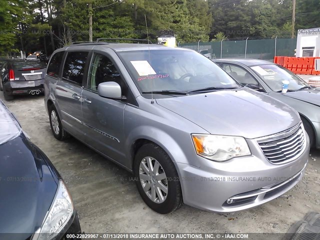 2C4RC1BGXER126913 - 2014 CHRYSLER TOWN & COUNTRY TOURING SILVER photo 1