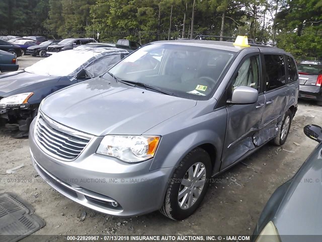 2C4RC1BGXER126913 - 2014 CHRYSLER TOWN & COUNTRY TOURING SILVER photo 2
