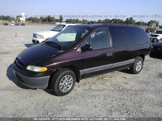 2B4GP44R1VR105036 - 1997 DODGE GRAND CARAVAN SE/SPORT PURPLE photo 2