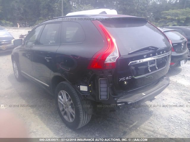 YV440MDJ8G2917243 - 2016 VOLVO XC60 T5 BLACK photo 3