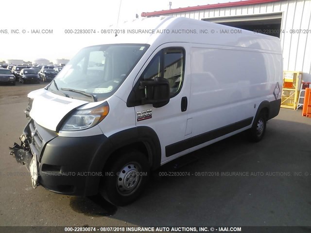3C6URVJG1GE127705 - 2016 RAM PROMASTER 3500 3500 HIGH WHITE photo 2