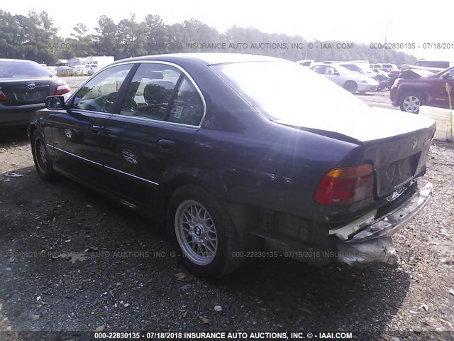 WBADM6346YGU21888 - 2000 BMW 528 I AUTOMATIC BLUE photo 3