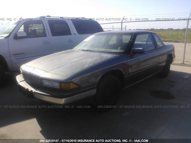 2G4WD14WXJ1474638 - 1988 BUICK REGAL LIMITED GRAY photo 2