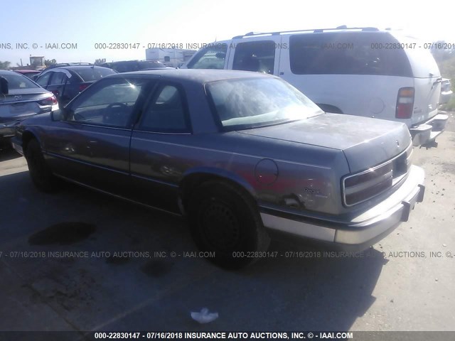 2G4WD14WXJ1474638 - 1988 BUICK REGAL LIMITED GRAY photo 3