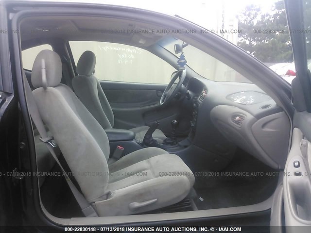 1G3NL12T91C206315 - 2001 OLDSMOBILE ALERO GL 黑色 照片 5