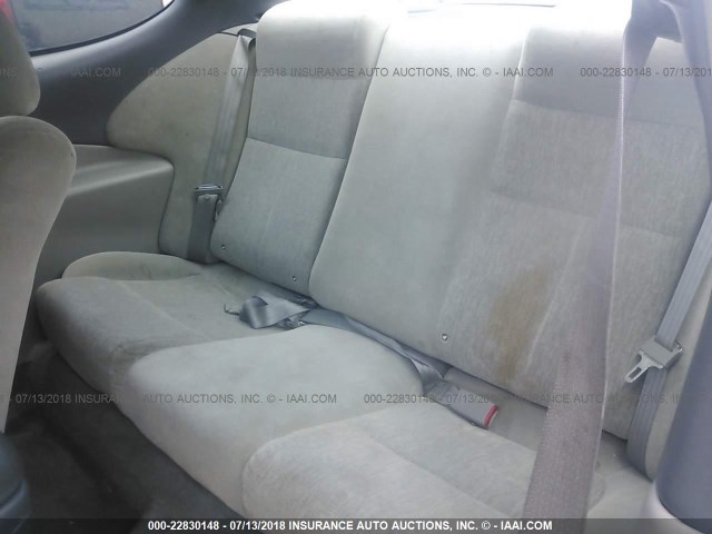 1G3NL12T91C206315 - 2001 OLDSMOBILE ALERO GL 黑色 照片 8