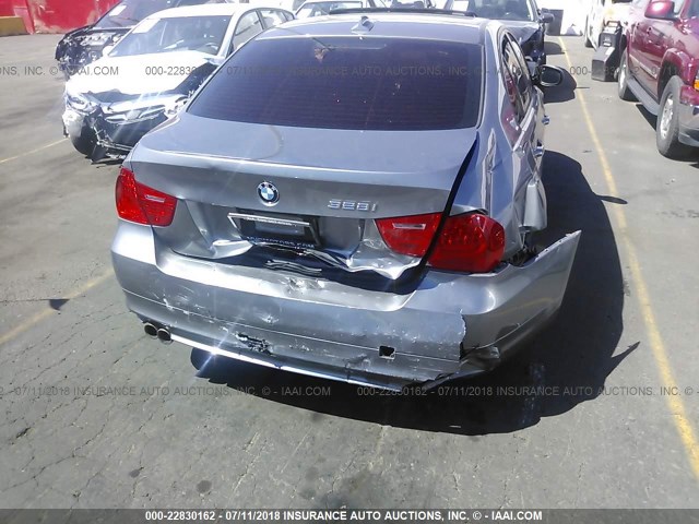 WBAPH5C52BF093774 - 2011 BMW 328 I SULEV GRAY photo 6