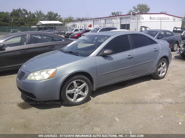 1G2ZG58N674262936 - 2007 PONTIAC G6 SE Light Blue photo 2