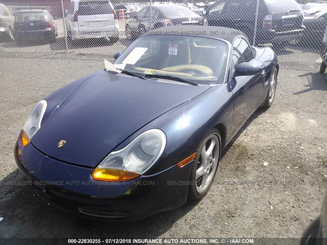 WP0CA2983XU625106 - 1999 PORSCHE BOXSTER Dark Blue photo 2