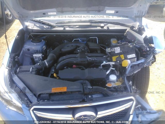 JF2GPABCXG8205118 - 2016 SUBARU CROSSTREK PREMIUM Көк фото 10