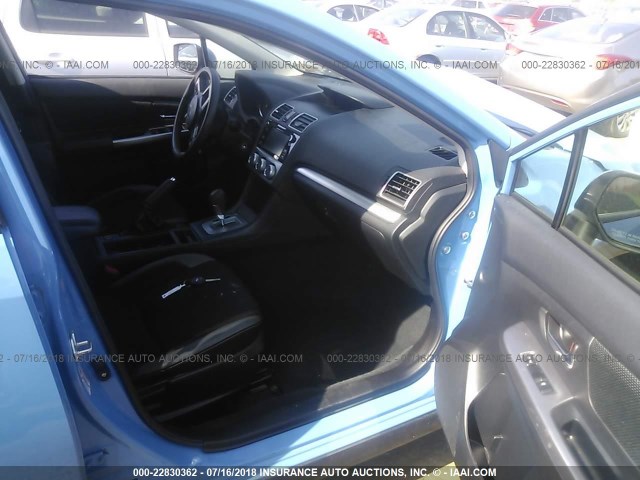 JF2GPABCXG8205118 - 2016 SUBARU CROSSTREK PREMIUM Көк фото 5
