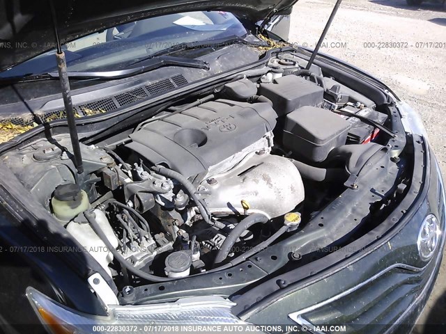 4T1BF3EKXBU668186 - 2011 TOYOTA CAMRY SE/LE/XLE GREEN photo 10
