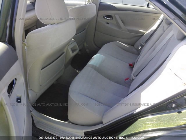 4T1BF3EKXBU668186 - 2011 TOYOTA CAMRY SE/LE/XLE GREEN photo 8