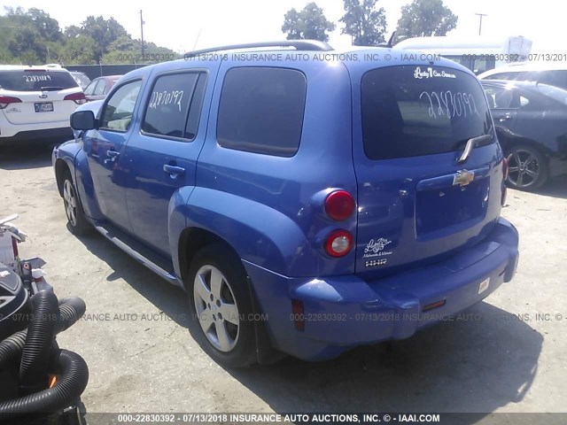 3GNDA13D78S578000 - 2008 CHEVROLET HHR LS BLUE photo 3