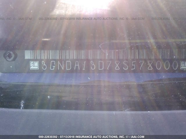 3GNDA13D78S578000 - 2008 CHEVROLET HHR LS Mavi foto 9