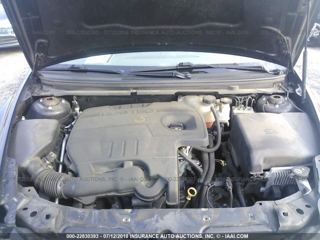 1G1ZC5EB3AF222643 - 2010 CHEVROLET MALIBU 1LT 黑色 照片 10