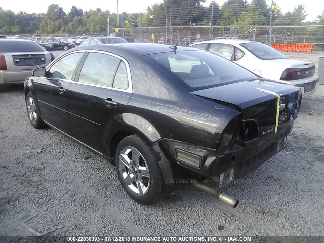 1G1ZC5EB3AF222643 - 2010 CHEVROLET MALIBU 1LT 黑色 照片 3