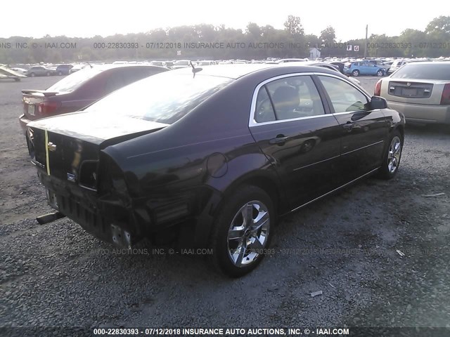 1G1ZC5EB3AF222643 - 2010 CHEVROLET MALIBU 1LT 黑色 照片 4