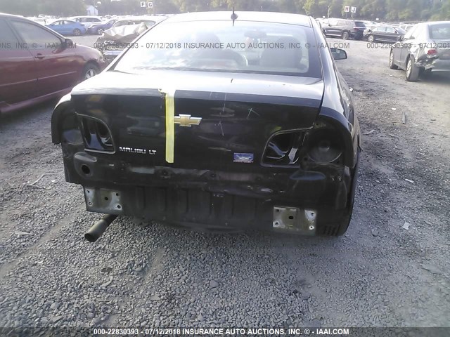 1G1ZC5EB3AF222643 - 2010 CHEVROLET MALIBU 1LT 黑色 照片 6