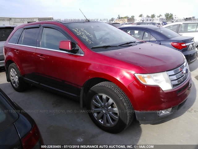 2FMDK49C98BA33519 - 2008 FORD EDGE LIMITED RED photo 1
