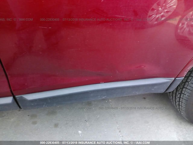 2FMDK49C98BA33519 - 2008 FORD EDGE LIMITED RED photo 6