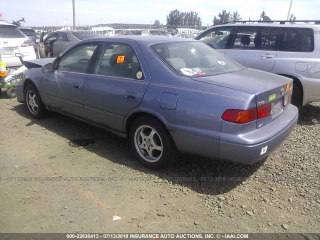 4T1BG22K7YU707269 - 2000 TOYOTA CAMRY CE/LE/XLE 蓝色 照片 3