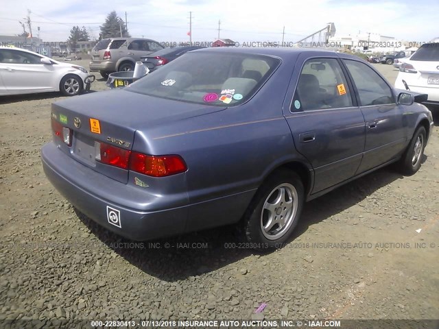 4T1BG22K7YU707269 - 2000 TOYOTA CAMRY CE/LE/XLE 蓝色 照片 4