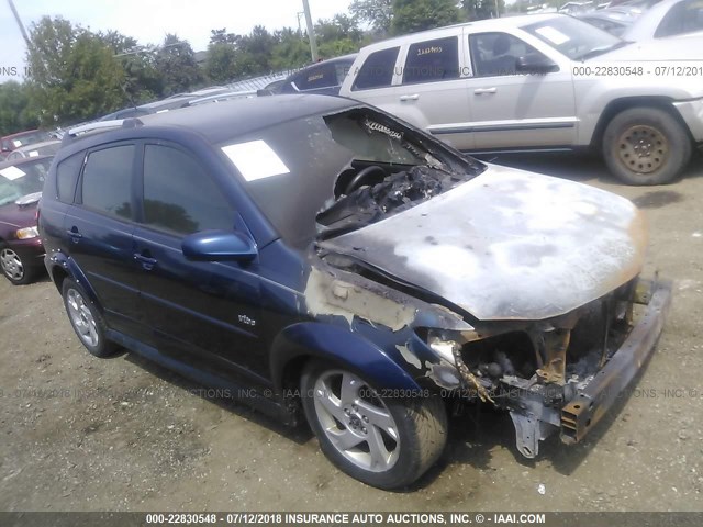 5Y2SL65897Z437647 - 2007 PONTIAC VIBE BLUE photo 1